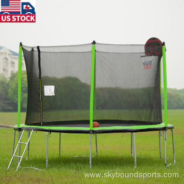 12 Foot Trampoline with Safety Enclosure and Ladder